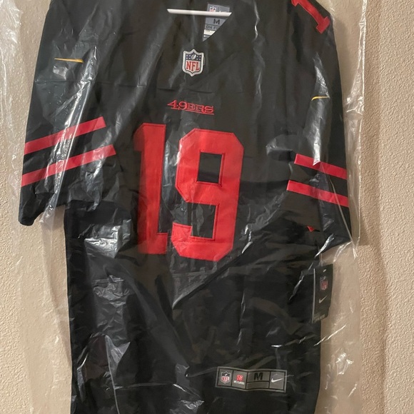 NFL Black and Red 49ers Jersey - Picture 1 of 1